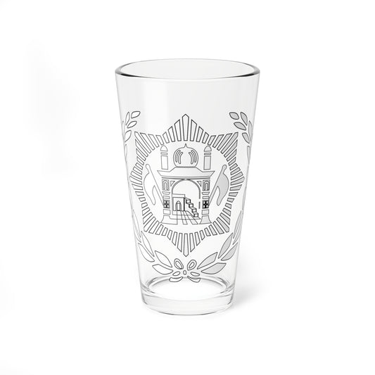 Emblem of Afghanistan 1929 (Afghanistan) (Coat of Arms) Pint Glass 16oz