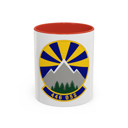 446 Operations Support Squadron (U.S. Air Force) Accent Coffee Mug