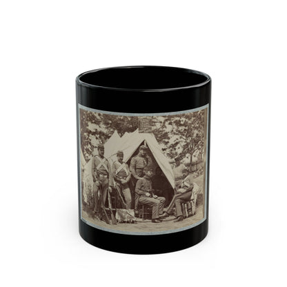 7th New York State Militia, Camp Cameron, D.C., 1861 005 (U.S. Civil War) Black Coffee Mug