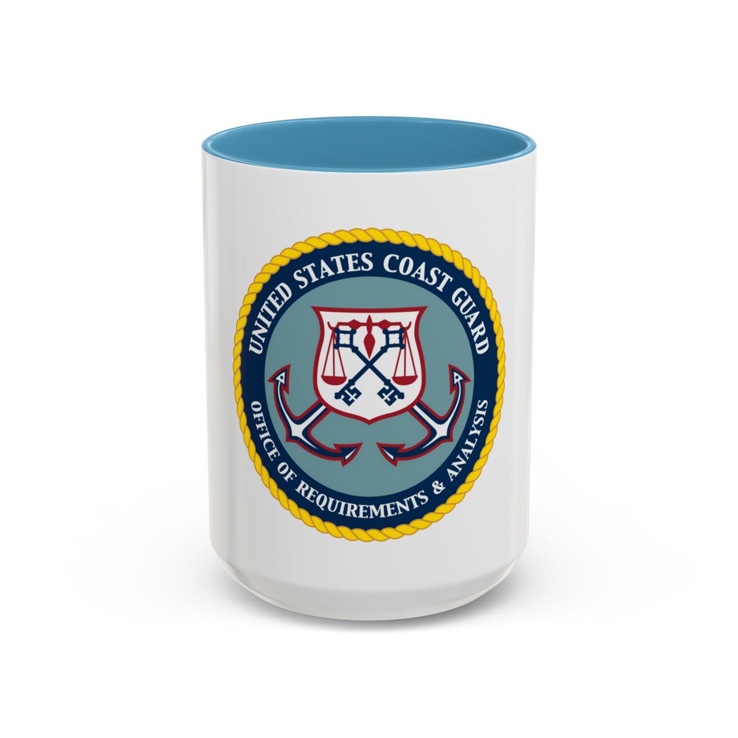 USCG Office of Requirements & Analysis (U.S. Coast Guard) Accent Coffee Mug