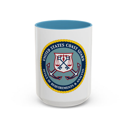 USCG Office of Requirements & Analysis (U.S. Coast Guard) Accent Coffee Mug