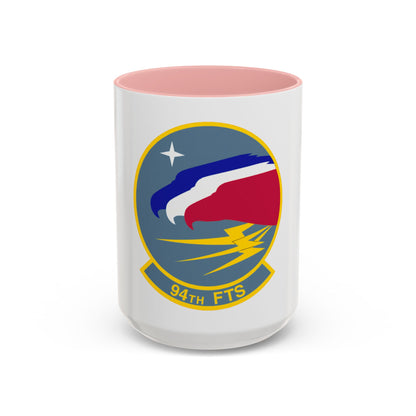 94 Flying Training Squadron AETC (U.S. Air Force) Accent Coffee Mug