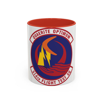 514th Flight Test Squadron (U.S. Air Force) Accent Coffee Mug