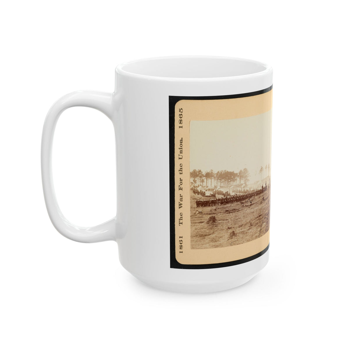 Mounting Guard (U.S. Civil War) White Coffee Mug