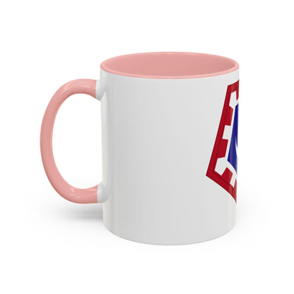 117 Engineer Brigade (U.S. Army) Accent Coffee Mug