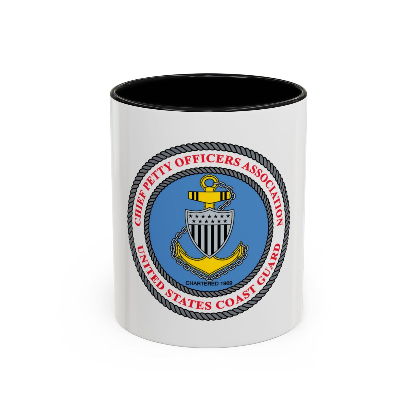 USCG CPOA (U.S. Coast Guard) Accent Coffee Mug