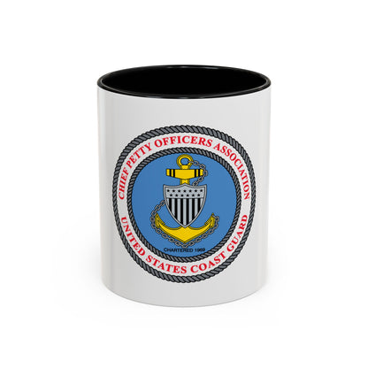 USCG CPOA (U.S. Coast Guard) Accent Coffee Mug