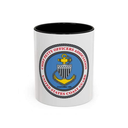 USCG CPOA (U.S. Coast Guard) Accent Coffee Mug
