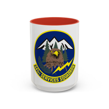 341st Services Squadron (U.S. Air Force) Accent Coffee Mug
