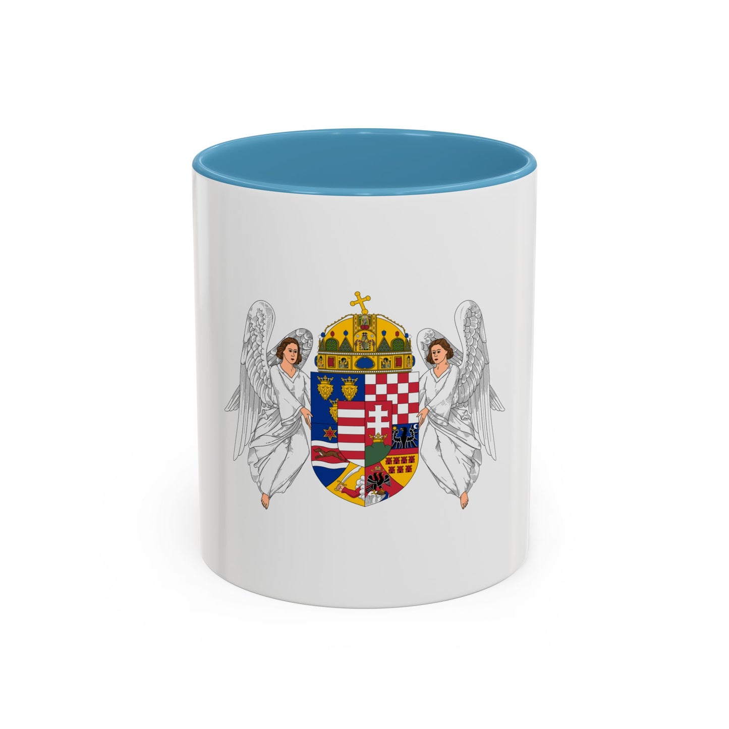 Coat of arms of the Lands of the Holy Hungarian Crown (1915-1918, 1919-1946) - Accent Coffee Mug