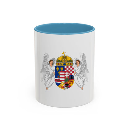 Coat of arms of the Lands of the Holy Hungarian Crown (1915-1918, 1919-1946) - Accent Coffee Mug