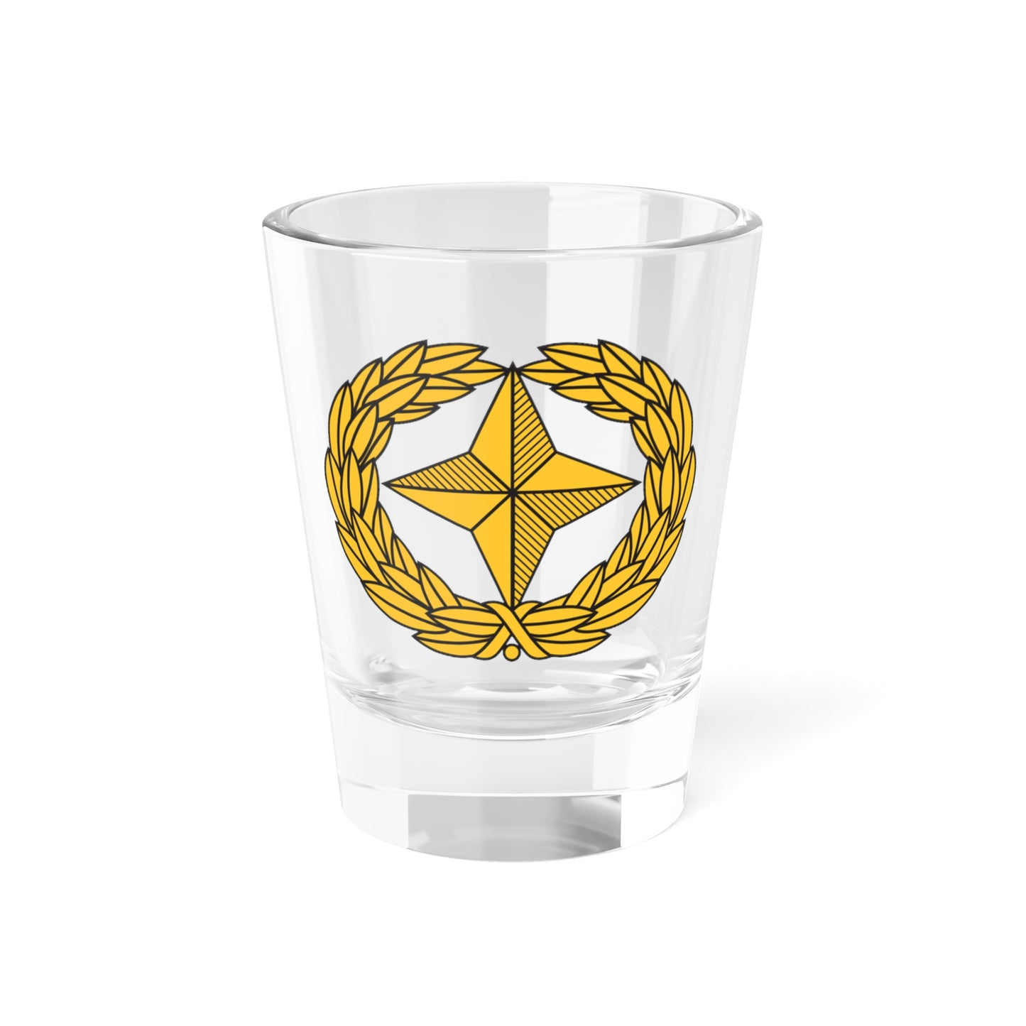Jääkäriprikaatin joukko-osastotunnus (Finland) (Coat of Arms) Shot Glass 1.5oz