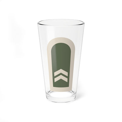 Dienstgrad Bundeswehr Heer 141 Oberfeldwebel (Germany) (Military Rank) Pint Glass 16oz