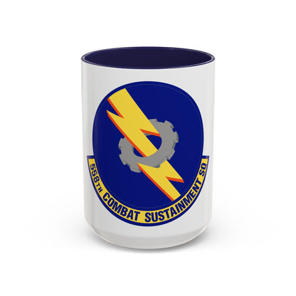 558th Combat Sustainment Squadron (U.S. Air Force) Accent Coffee Mug
