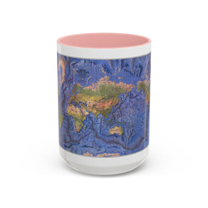 World Ocean Floor (1981) (Map) Accent Coffee Mug