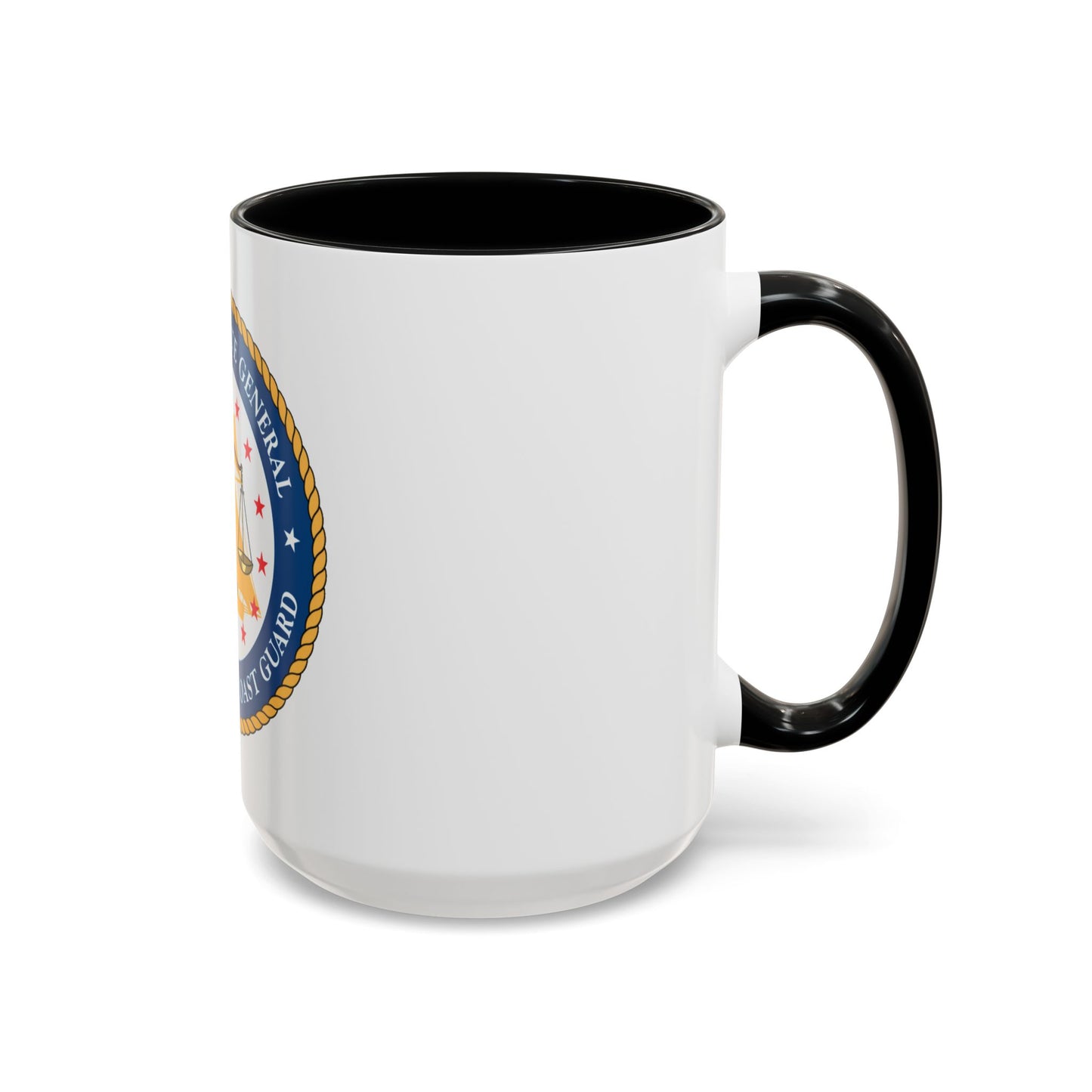 USCG Judge Advocate General (U.S. Coast Guard) Accent Coffee Mug