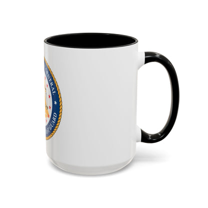 USCG Judge Advocate General (U.S. Coast Guard) Accent Coffee Mug