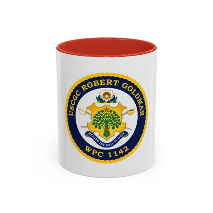 USCGC Robert Goldman WPC 1142 (U.S. Coast Guard) Accent Coffee Mug
