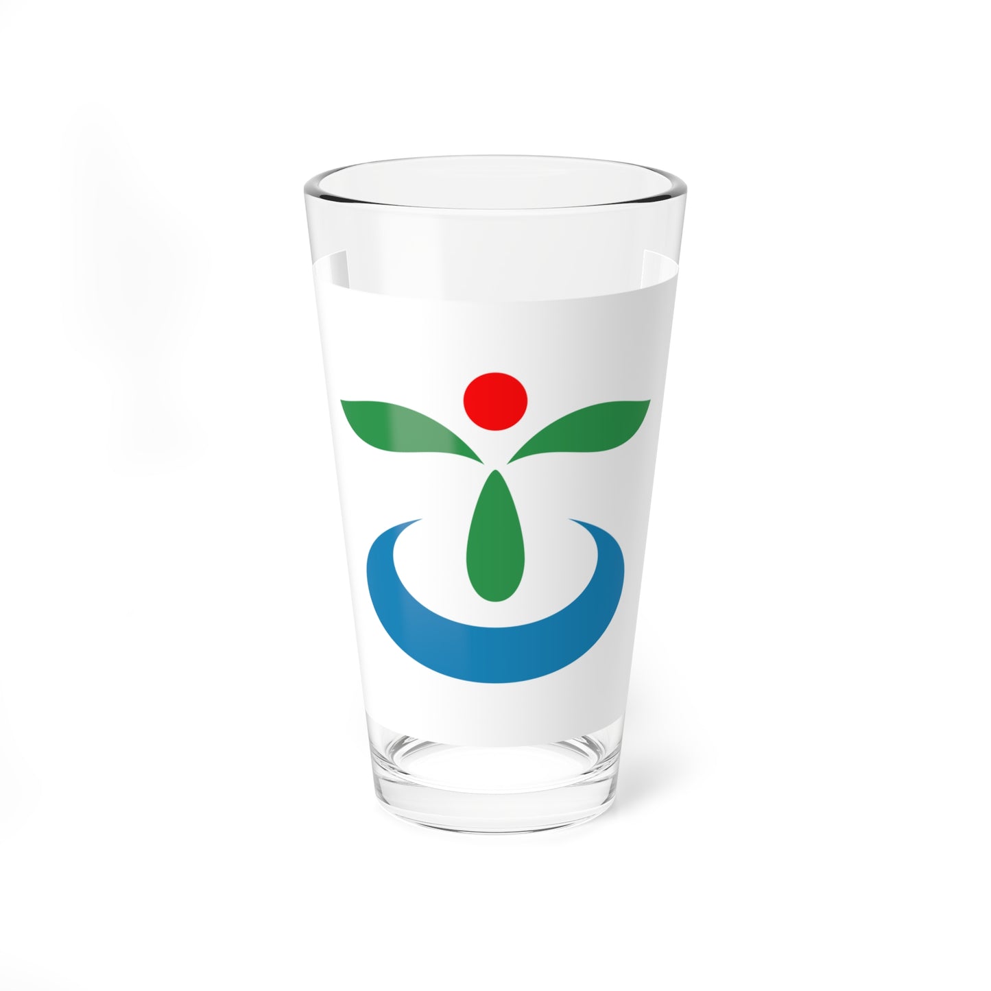 Flag of Koga Ibaraki (Japan) Pint Glass 16oz