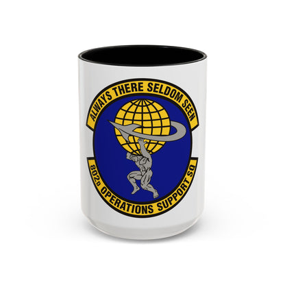 802d Operations Support Squadron (U.S. Air Force) Accent Coffee Mug