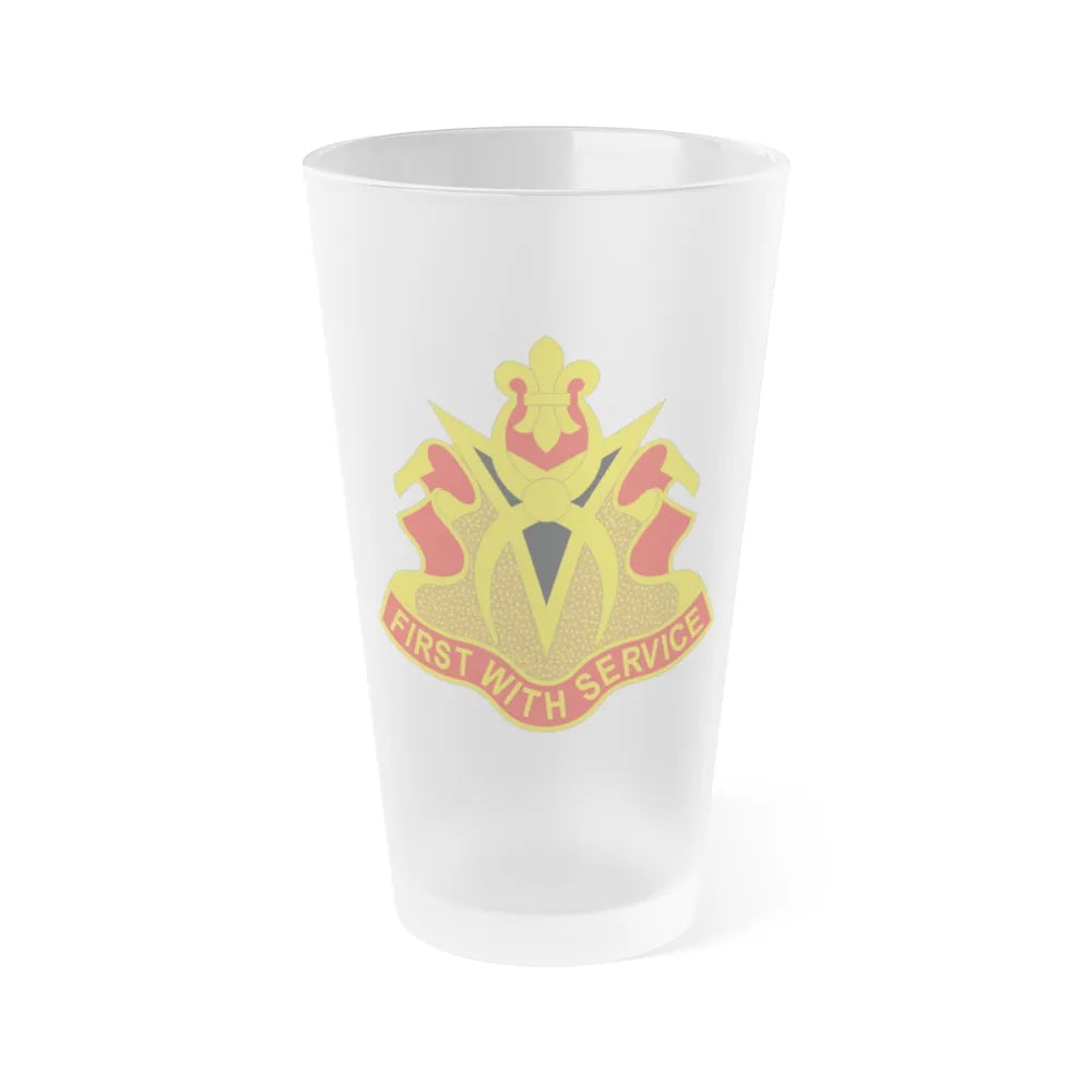 589th Brigade Support Battalion (U.S. Army) Frosted Pint Glass 16oz-Go Mug Yourself