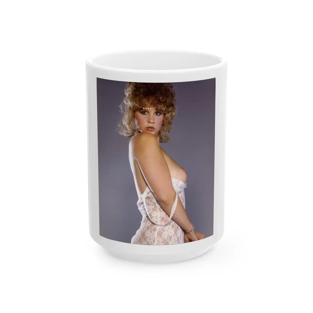 Linda Blair #334 (Vintage Female Icon) White Coffee Mug-15oz-Go Mug Yourself