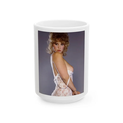 Linda Blair #334 (Vintage Female Icon) White Coffee Mug-15oz-Go Mug Yourself