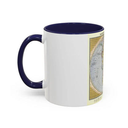 Northern Hemisphere (1946) (Map) Accent Coffee Mug-Go Mug Yourself