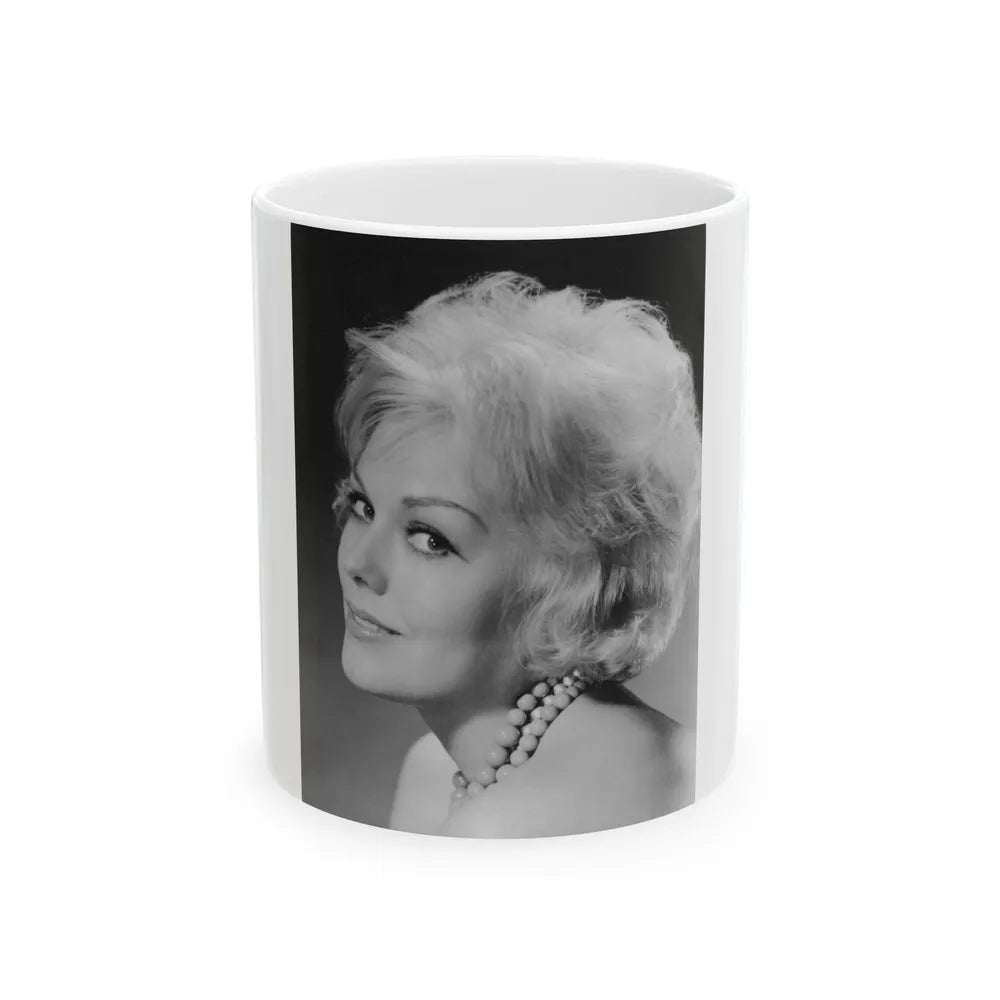 Kim Novak #268 (Vintage Female Icon) White Coffee Mug-11oz-Go Mug Yourself