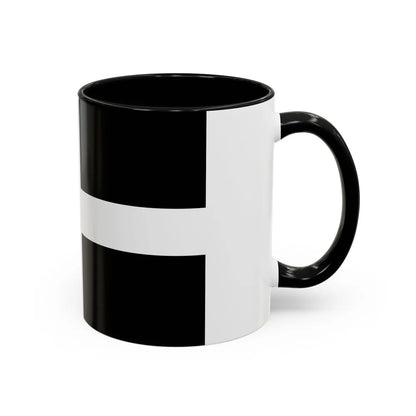 Flag of Cornwall UK - Accent Coffee Mug-Go Mug Yourself