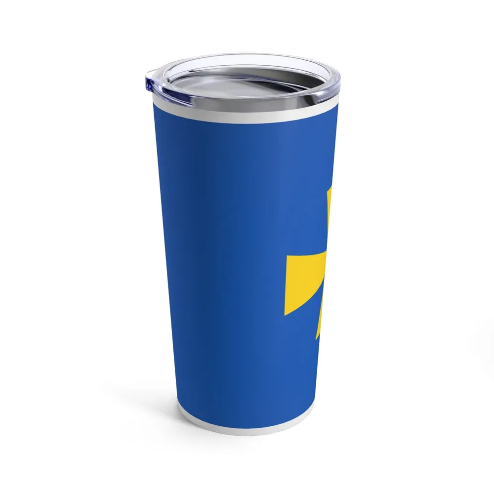 Flag of Poltava Oblast Ukraine - Tumbler 20oz-Go Mug Yourself