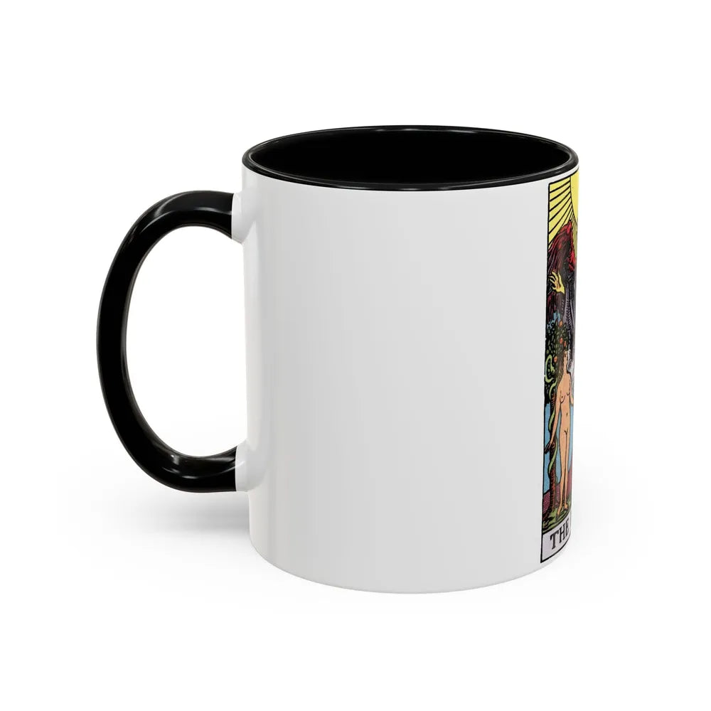 The Lovers (Tarot Card) Accent Coffee Mug-Go Mug Yourself