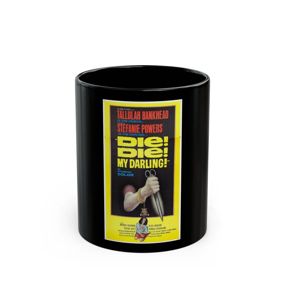 DIE! DIE! MY DARLING! (2) 1965 Movie Poster - Black Coffee Mug-11oz-Go Mug Yourself