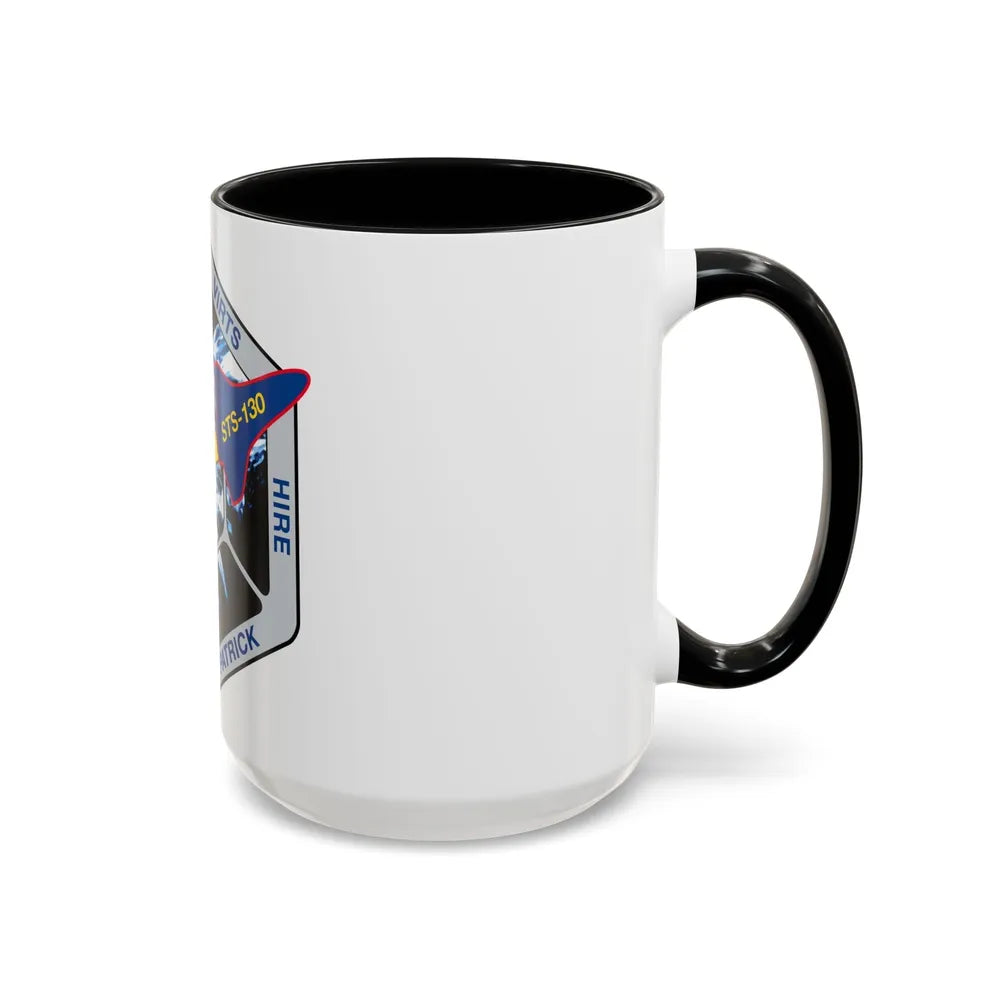 STS 130 (NASA) Accent Coffee Mug-Go Mug Yourself