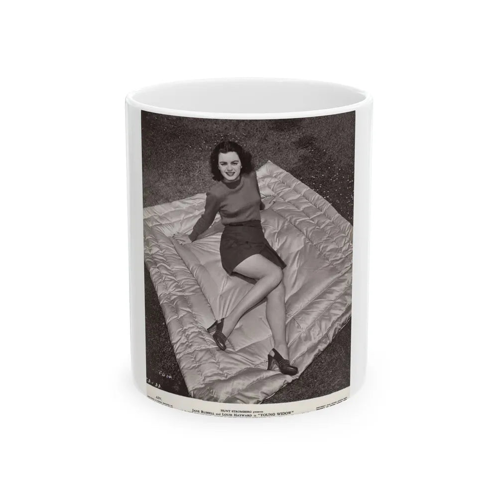 Faith Domergue #159 (Vintage Female Icon) White Coffee Mug-11oz-Go Mug Yourself