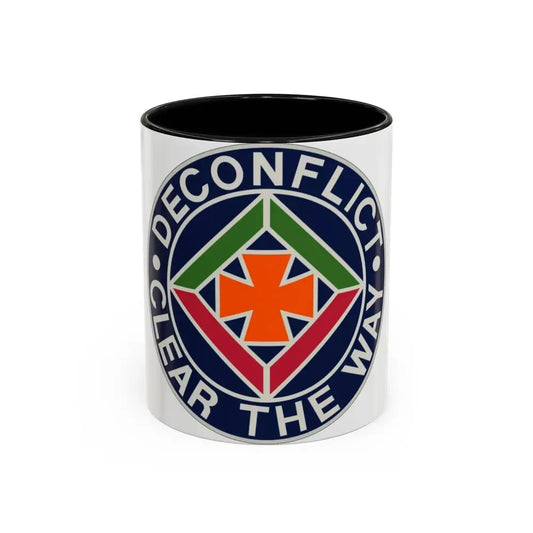58th Air Traffic Control Battalion (U.S. Army) Accent Coffee Mug 11oz Black - Go Mug Yourself