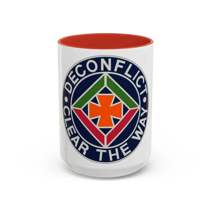 58th Air Traffic Control Battalion (U.S. Army) Accent Coffee Mug 15oz Red - Go Mug Yourself