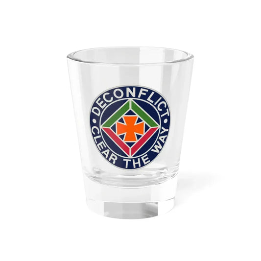 58th Air Traffic Control Battalion (U.S. Army) Shot Glass 1.5oz 1.5oz - Go Mug Yourself
