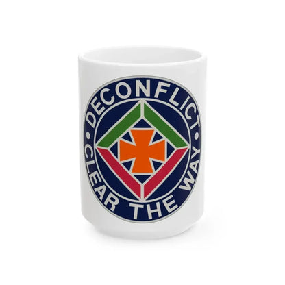 58th Air Traffic Control Battalion (U.S. Army) White Coffee Mug 15oz - Go Mug Yourself