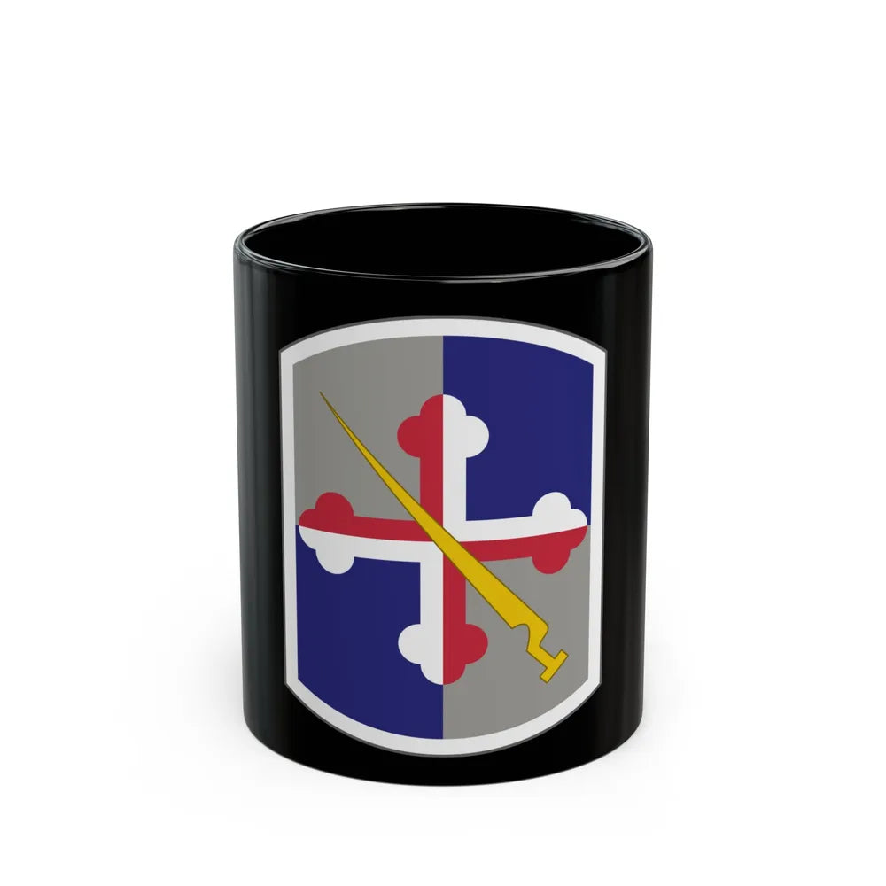 58th Infantry Brigade SSI (U.S. Army) Black Coffee Mug-11oz-Go Mug Yourself