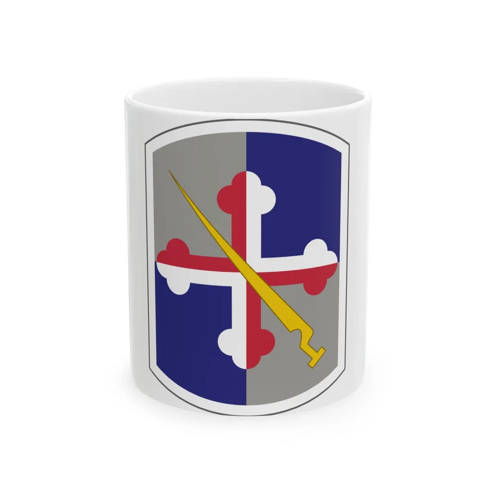 58th Infantry Brigade SSI (U.S. Army) White Coffee Mug-11oz-Go Mug Yourself