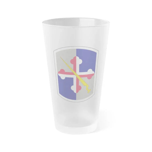 58th Infantry Brigade SSI (U.S. Army) Frosted Pint Glass 16oz Default Title - Go Mug Yourself