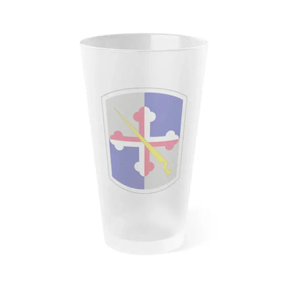 58th Infantry Brigade SSI (U.S. Army) Frosted Pint Glass 16oz Default Title - Go Mug Yourself