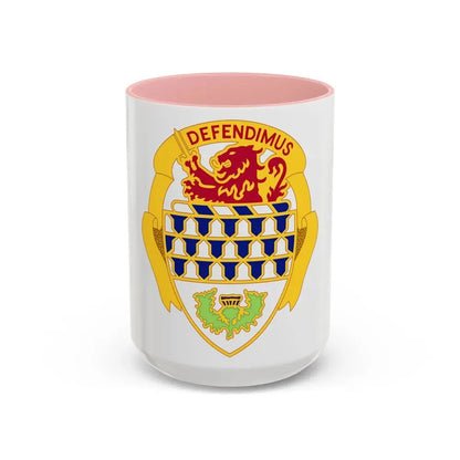 59 Air Defense Artillery Regiment (U.S. Army) Accent Coffee Mug 15oz Pink - Go Mug Yourself