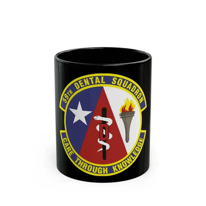 59 Dental Squadron AETC (U.S. Air Force) Black Coffee Mug 11oz - Go Mug Yourself