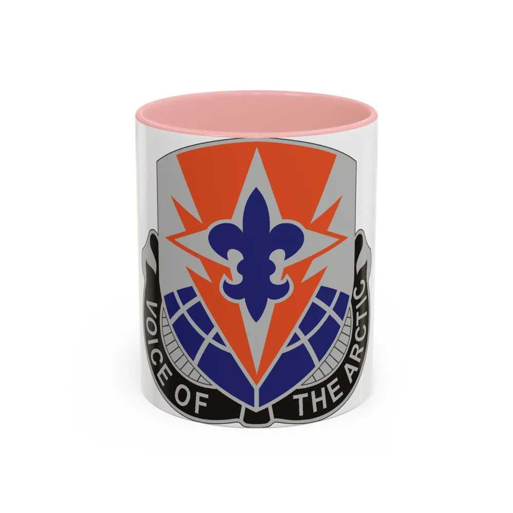 59 Signal Battalion (U.S. Army) Accent Coffee Mug-11oz-Pink-Go Mug Yourself