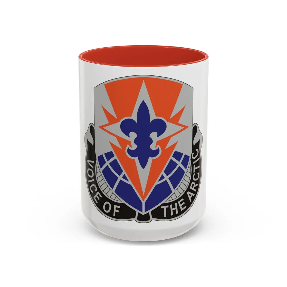 59 Signal Battalion (U.S. Army) Accent Coffee Mug-15oz-Red-Go Mug Yourself