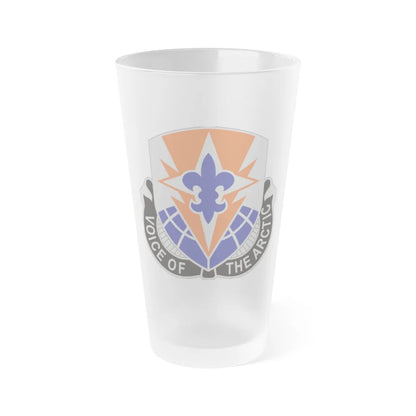 59 Signal Battalion (U.S. Army) Frosted Pint Glass 16oz-Go Mug Yourself