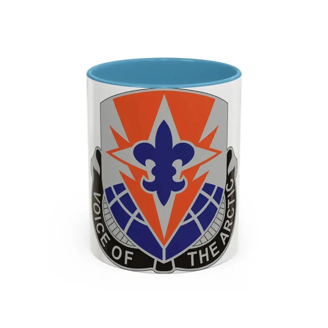59 Signal Battalion (U.S. Army) Accent Coffee Mug 11oz Light Blue - Go Mug Yourself