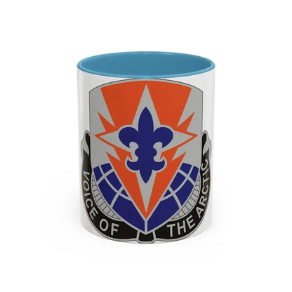 59 Signal Battalion (U.S. Army) Accent Coffee Mug 11oz Light Blue - Go Mug Yourself